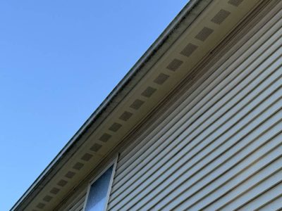 Before Soffit Cleaning